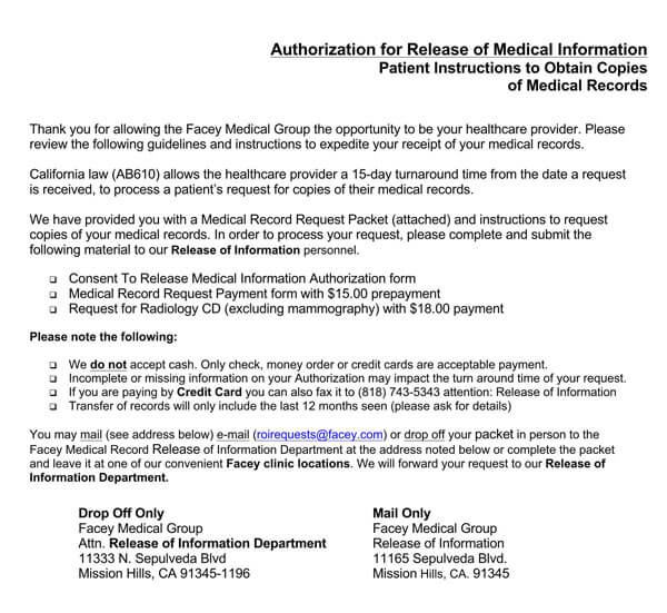 California-Medical-Authorization-Form