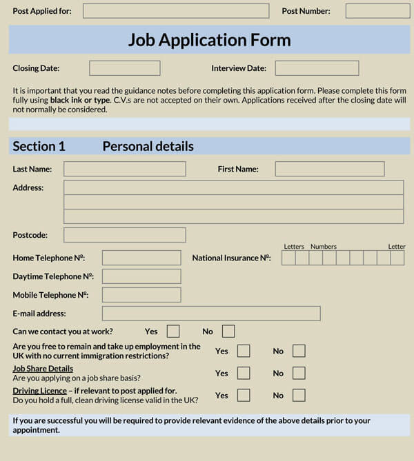 Job-Application-Form