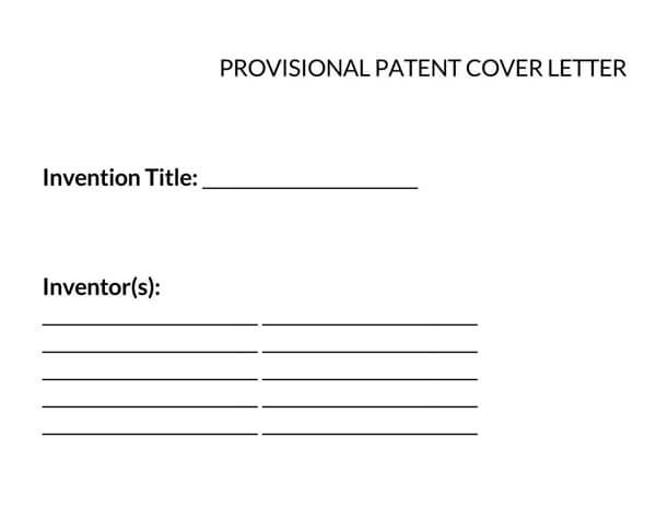 This image is about Provisional Patent Application Example 01 1