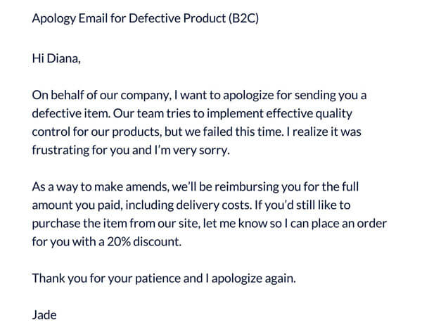 Apology-Email-For-Defective-Product