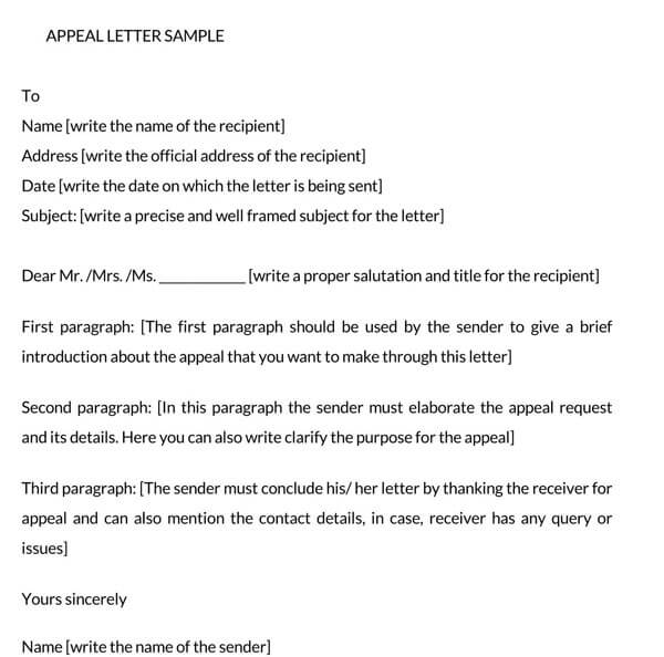How to Write an Effective Appeal Letter (Samples & Examples) How To Write An Appeal