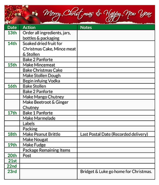Christmas Budget Template Excel 01