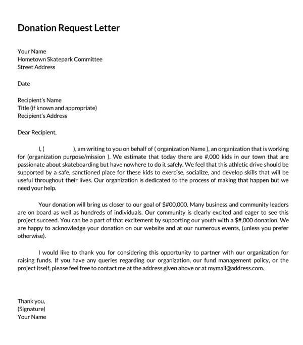 Writing the Perfect Donation Letter (Sample Letters & Templates)