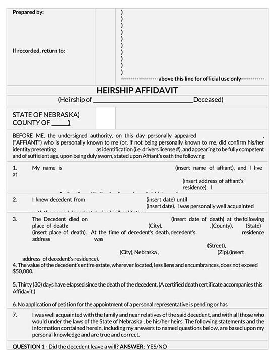 affidavit of heirship louisiana 03