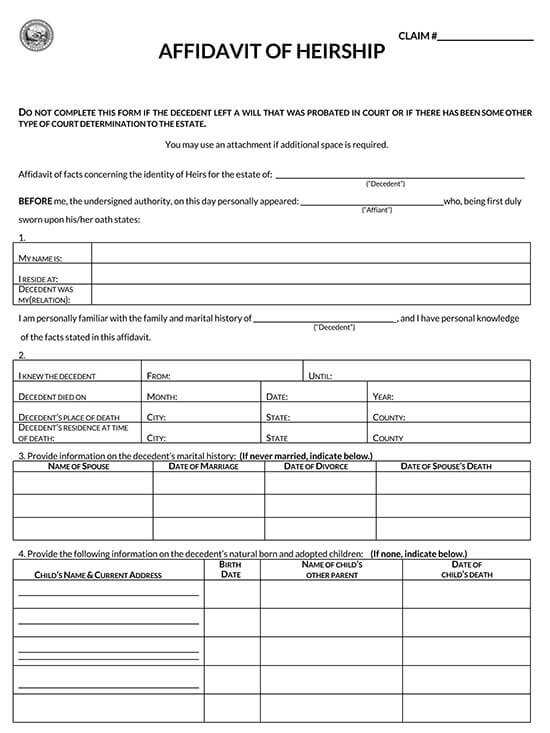 how to fill out an affidavit of heirship 03
