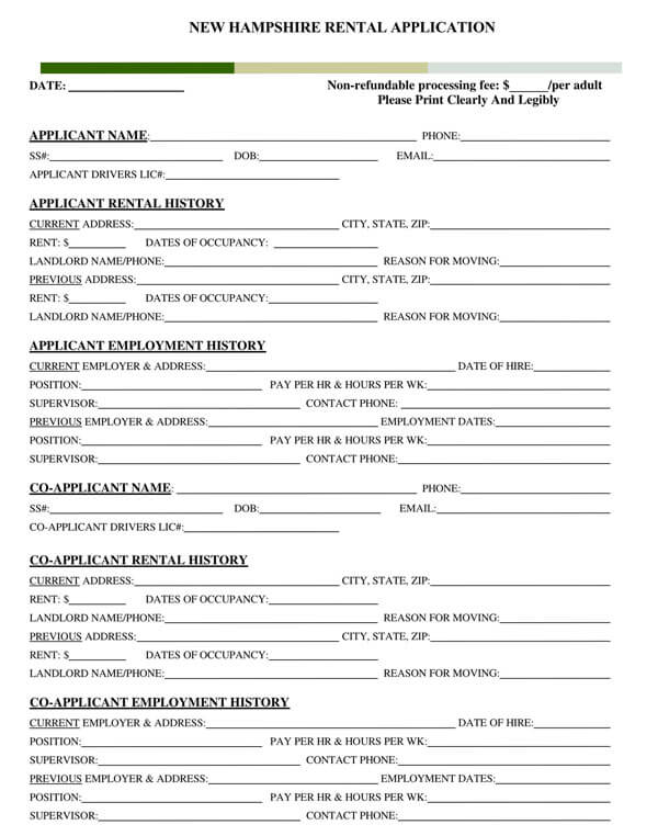 New-Hampshire-Rental-Application-Form