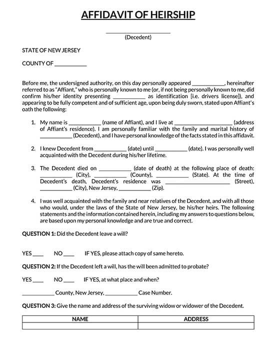 affidavit of heirship texas form pdf 03