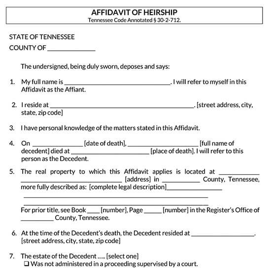affidavit of heirship meaning 05