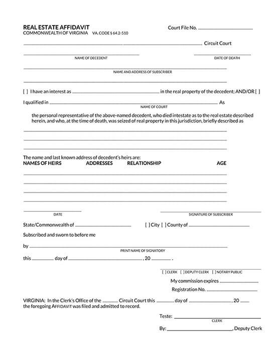 affidavit of heirship texas form pdf 05