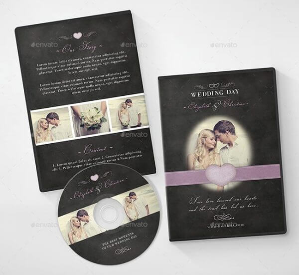 Editable Free Vintage Wedding Dvd Labels