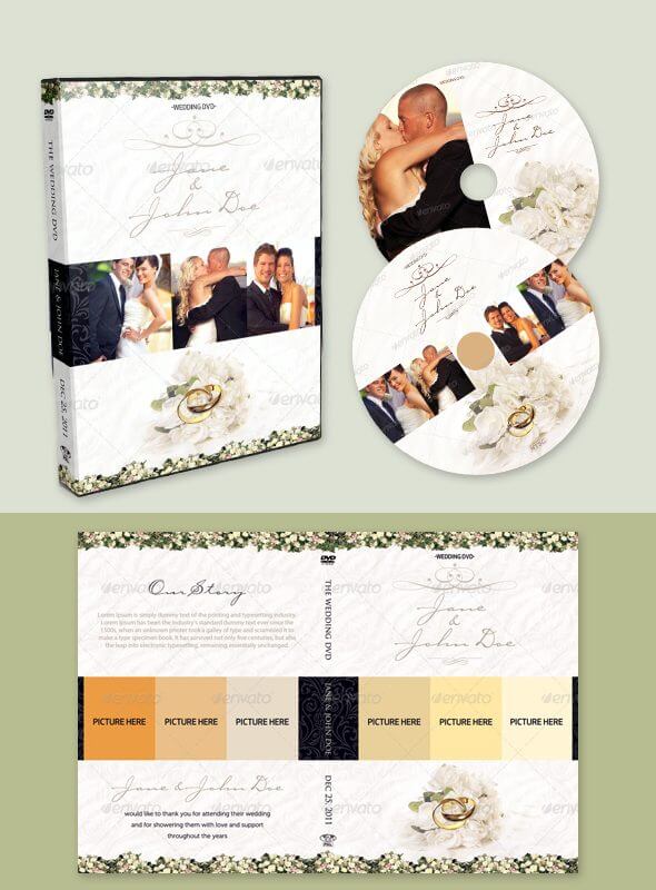 Free Wedding DVD Labels