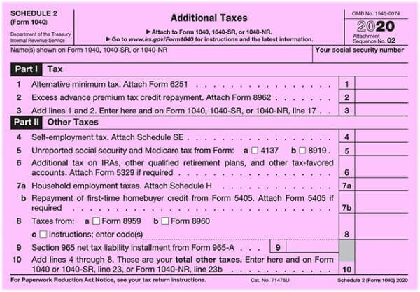 IRS 1040 Form 06