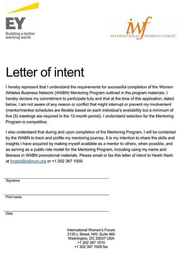 Letter of Intent 05