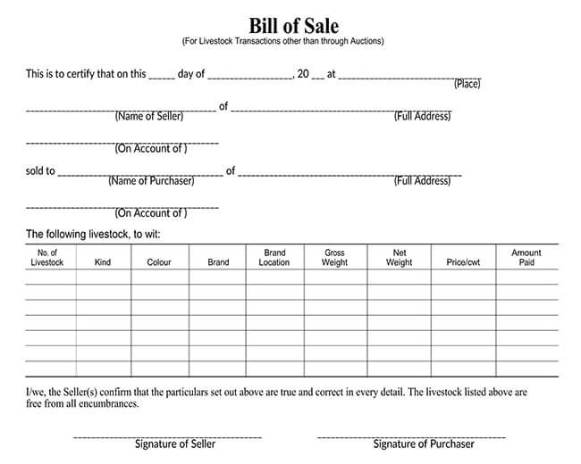free-livestock-bill-of-sale-forms-how-to-use-bill-of-sale