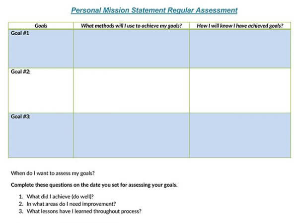 Personal Mission Statement 05