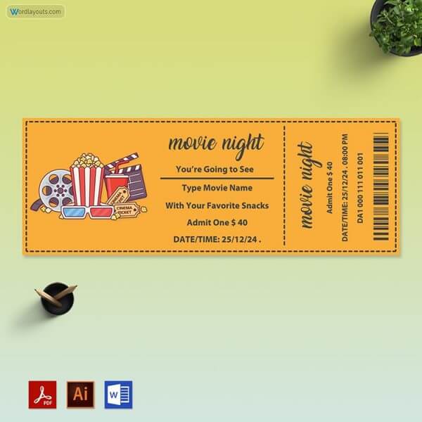 Free Movie Ticket Sample