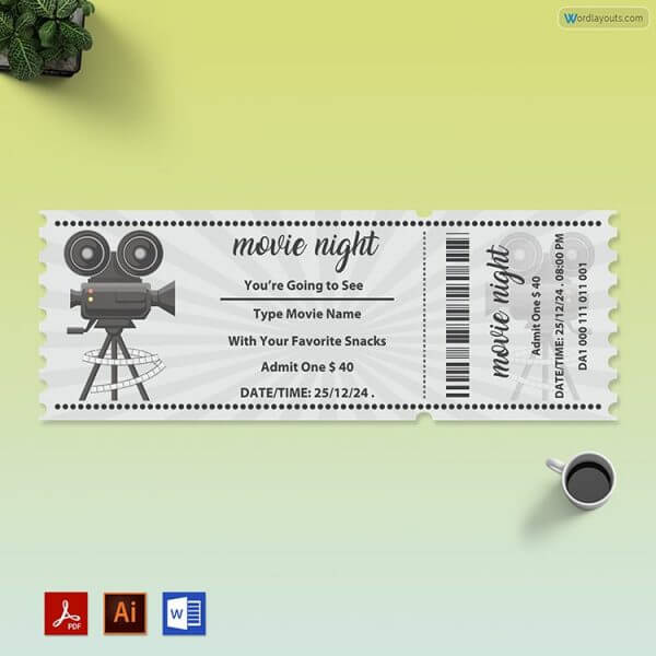 Ticket Template Free