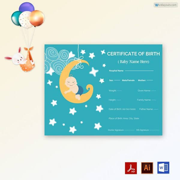 Birth Certificate Doc Format Free