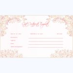 Gift Certificate Word