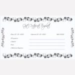 Gift Card Template Word