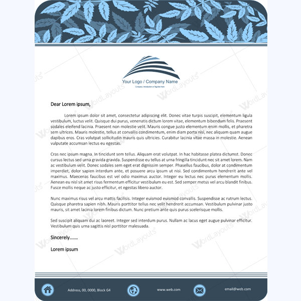 professional business letter template