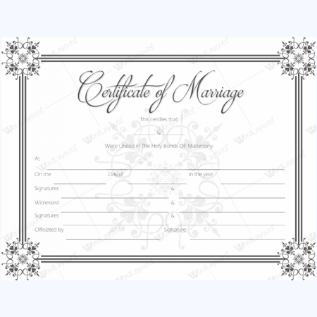 Marriage Certificate 03 BLK