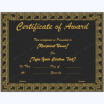 Award-Certificate-25-BLK