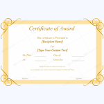 Award-Certificate-32-GLD