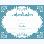 Free-Blank-Certificate-of-Completion