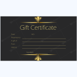 free gift certificate