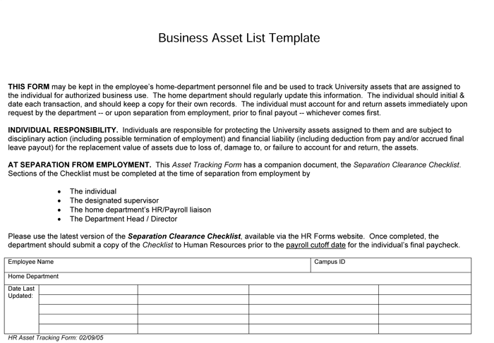 Business-Asset-List-Template