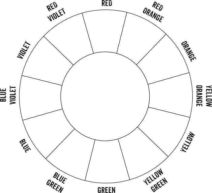 Color Wheel Chart - 5 Plus Printable Diagrams