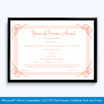 service-of-employee-award-certificate