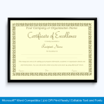 Excellence-Certificate
