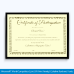 Participation-Certificate