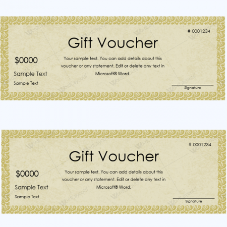 printable gift certificate