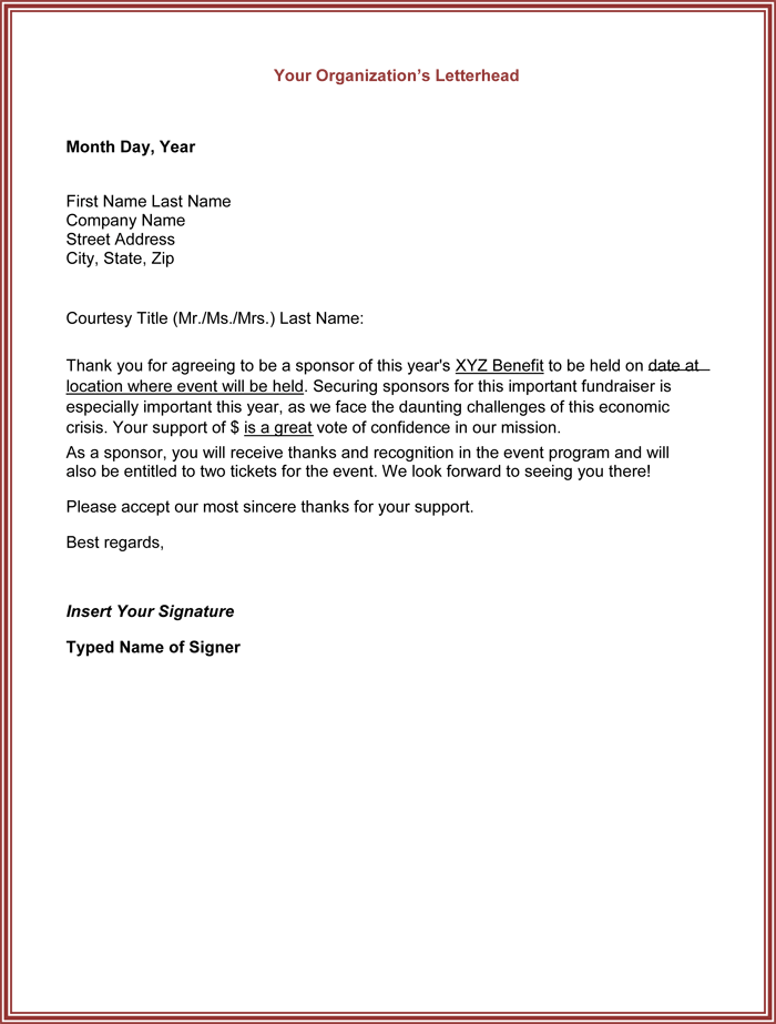 Thanks Letter For Support from www.wordlayouts.com