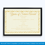 years-of-service-certificate-template