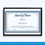 honor-award-certificate