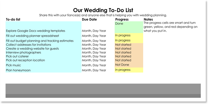 Wedding Guest List Organizer
