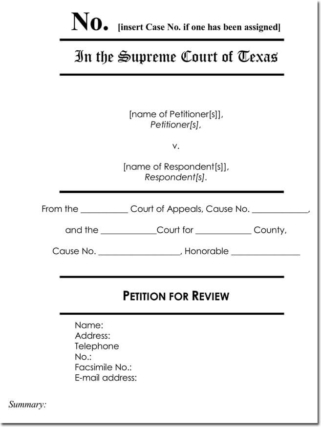 Court-Case-Petition-Template