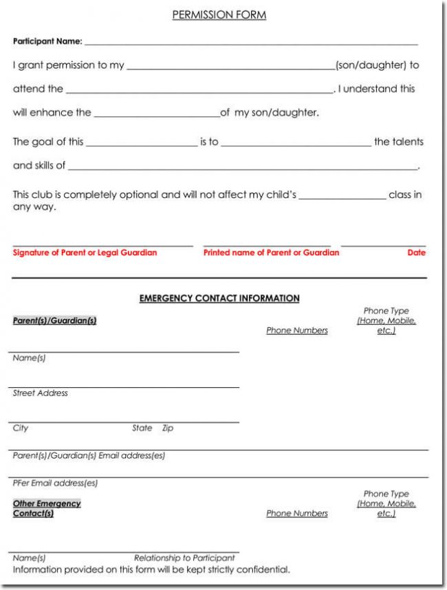 25+ Field Trip Permission Slip Templates for Schools and Colleges