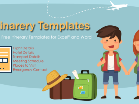 Free Itinerary Templates for Word and Excel