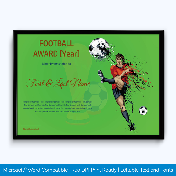 Free Sports Day Certificates To Print