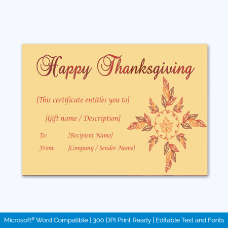 Thanksgiving-Gift-Certificate-Template-(Flower,-#5594)-pr