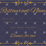 Dinner-for-Two-Certificate-Template