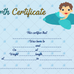 Birth-Certificate-Template-(Aeroplane,-#4349)