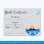 Birth-Certificate-Template-(Boat,-#4339)-Preview