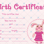 Birth-Certificate-Template-(Bunny,-#4363)