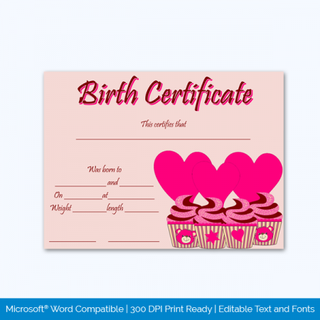 Birth-Certificate-Template-Cupcake